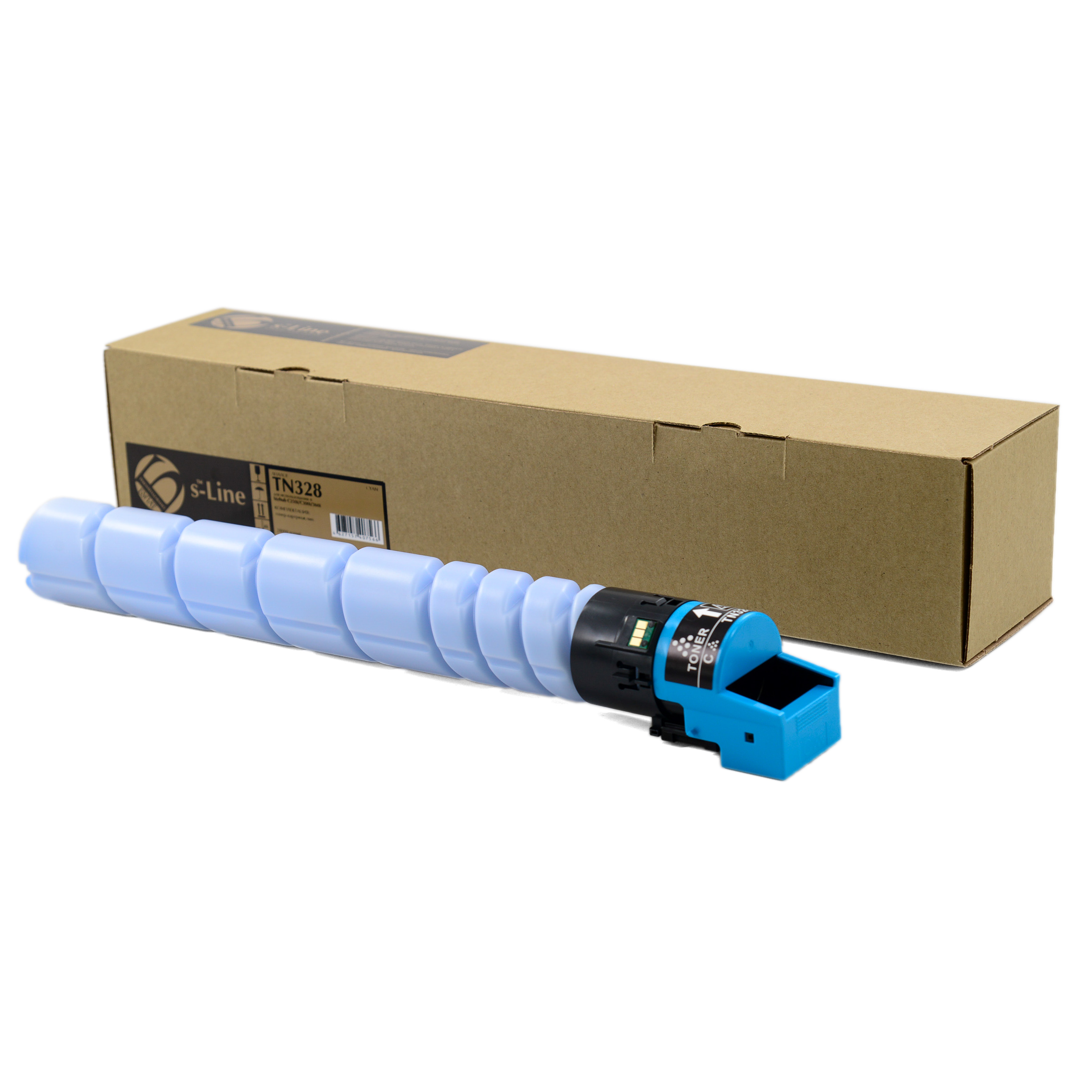 Тонер-картридж Konica Minolta bizhub C250i TN328 (28k) Cyan БУЛАТ s-Line